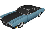 Chevrolet Chevelle (1975) 3D Model preview