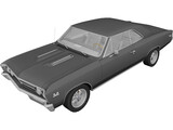 Chevrolet Chevelle SS (1967) 3D Model preview