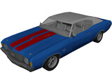 Chevrolet Chevelle SS (1972) 3D Model preview