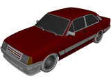 Chevrolet Chevette (1988) 3D Model preview