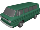Chevrolet Corvair Greenbrier (1961) 3D Model preview