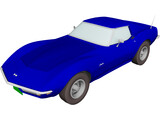 Chevrolet Corvette (1968) 3D Model preview