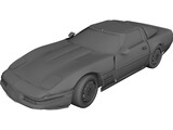 Chevrolet Corvette (1992) 3D Model preview