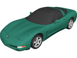 Chevrolet Corvette (1997) 3D Model preview