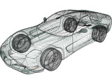 Chevrolet Corvette (1997) 3D Model