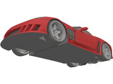 Chevrolet Corvette C6 [Tuned] 3D Model