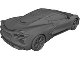 Chevrolet Corvette C8 (2019) 3D Model preview