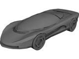 Chevrolet Corvette Indy Concept 3D Model preview