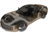 Chevrolet Corvette Stingray C7 (2013) 3D Model