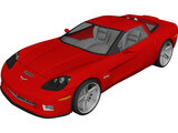 Chevrolet Corvette Z06 (2007) 3D Model preview