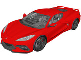 Chevrolet Corvette Z51 (2020) 3D Model preview