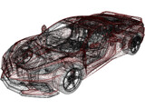Chevrolet Corvette Z51 (2020) 3D Model