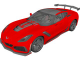 Chevrolet Corvette ZR-1 (2019) 3D Model preview