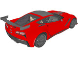Chevrolet Corvette ZR-1 (2019) 3D Model