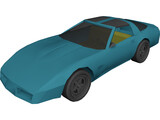 Chevrolet Corvette 3D Model preview