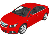 Chevrolet Cruze (2011) 3D Model preview