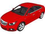 Chevrolet Cruze 3D Model preview