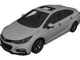 Chevrolet Cruze RS (2018) 3D Model preview
