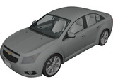 Chevrolet Cruze 3D Model preview