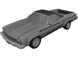 Chevrolet El Camino (1973) 3D Model preview