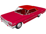 Chevrolet Impala 2-door (1963) 3D Model preview