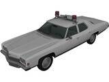 Chevrolet Impala Police (1972) 3D Model preview