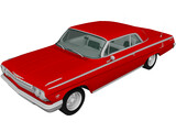 Chevrolet Impala SS (1962) 3D Model preview