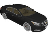 Chevrolet Malibu (2013) 3D Model preview