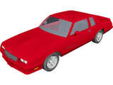 Chevrolet Monte Carlo SS (1986) 3D Model preview