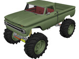 Chevrolet Mud Truck 3D Model preview