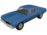 Chevrolet Nova SS (1972) 3D Model preview