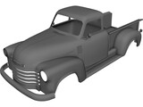 Chevrolet Pickup Body 3D Model preview