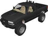 Chevrolet S-10 Pickup [Lifted] 3D Model preview
