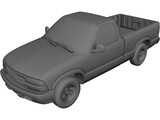 Chevrolet S10 Pickup (1998) 3D Model preview