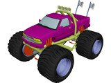 Chevrolet S10 Pickup [Monster Truck] 3D Model preview