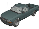 Chevrolet S10 Pickup 3D Model preview