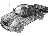 Chevrolet S10 Pickup 3D Model