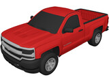 Chevrolet Silverado 3D Model preview