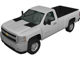 Chevrolet Silverado (2011) 3D Model preview