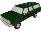 Chevrolet Suburban (1986) 3D Model preview