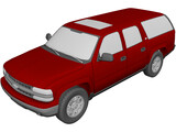 Chevrolet Suburban (2000) 3D Model preview