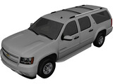Chevrolet Suburban LTZ (2008) 3D Model preview