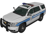 Chevrolet Tahoe Police (2016) 3D Model preview