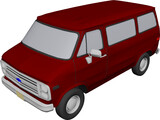 Chevrolet Van (1985) 3D Model preview