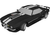 Chevrolet Yenko Camaro Supercharged 3D Model preview
