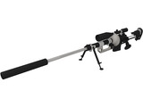 CheyTac M-200 Intervention Rifle 3D Model