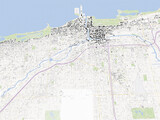Chicago City Map 3D Model