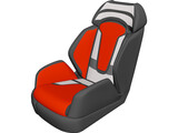 Child Seat 3D Model preview