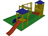 Children Playground 3D Model preview
