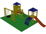 Children Playground 3D Model